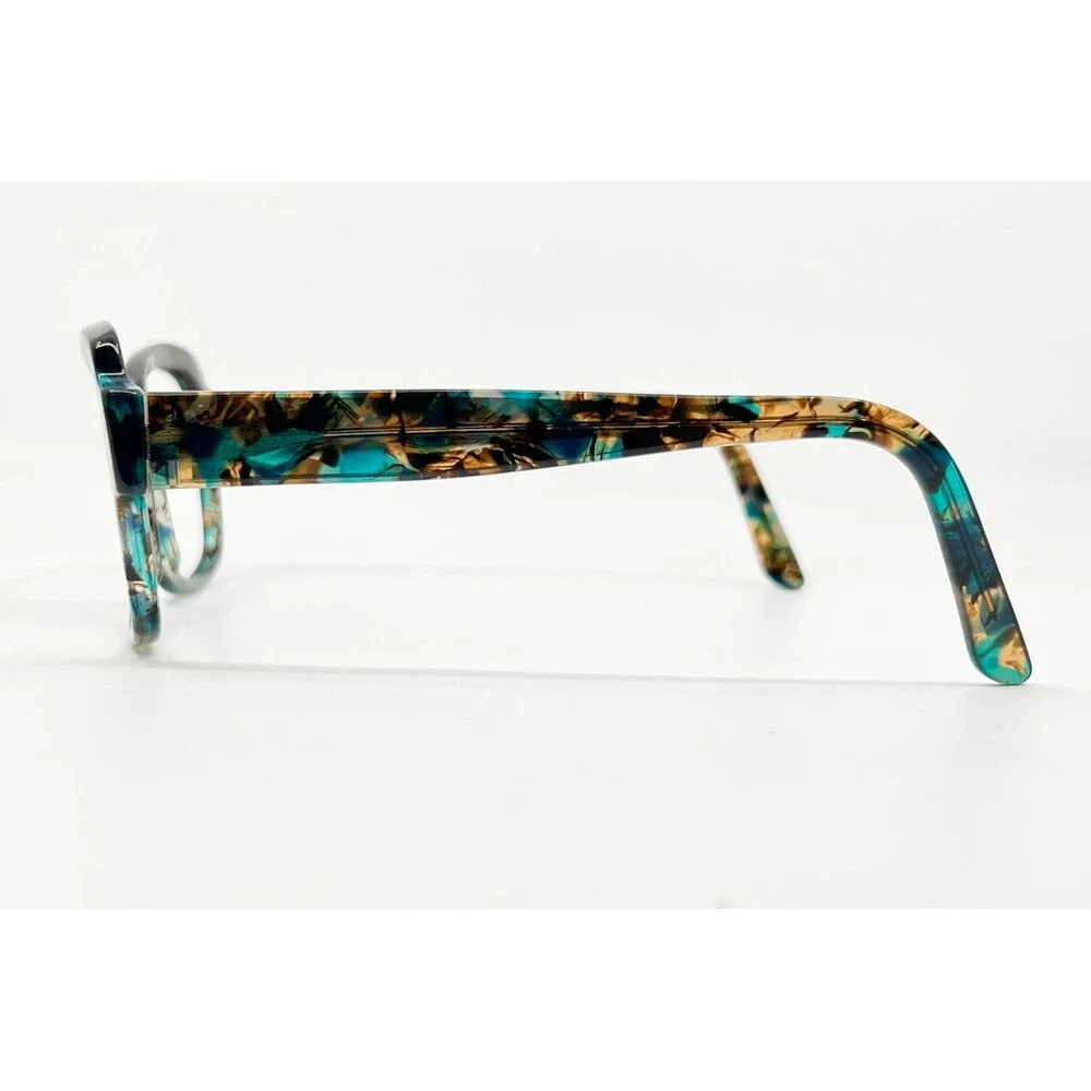 Kirkland Signature Eyeglasses Womens Teal Tortoise Alium 52-16-138